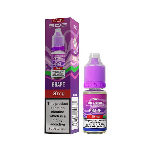 SKE CRYSTAL ORIGINAL GRAPE 10ML NIC SALT E - LIQUID - Super E - cig