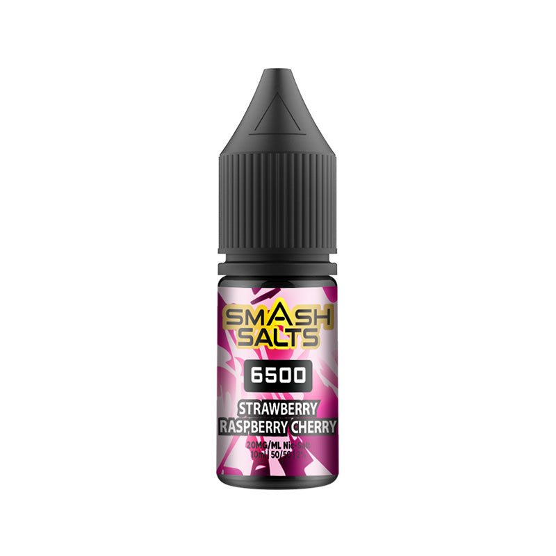 SMASH SALTS STRAWBERRY RAPBERRY CHERRY 10ML NIC SALT E - LIQUID - Super E - cig