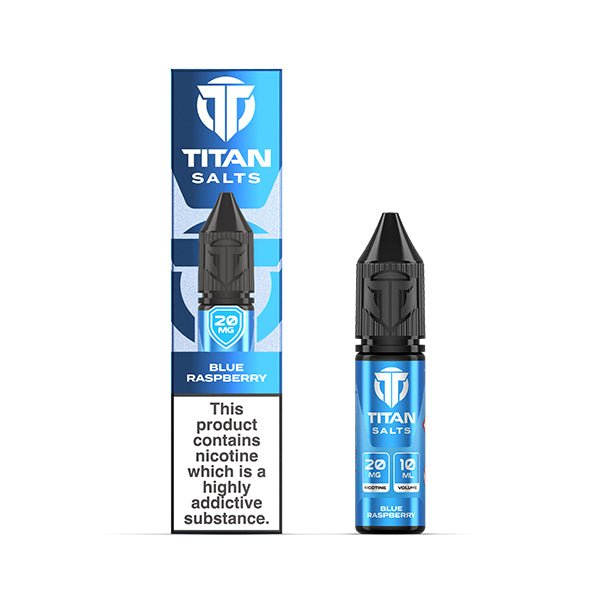 TITAN BLUE RASPBERRY 10ML NIC SALT E - LIQUID - Super E - cig