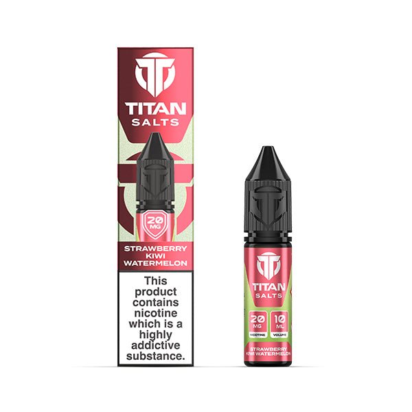 TITAN STRAWBERRY KIWI WATERMELON 10ML NIC SALT E - LIQUID - Super E - cig