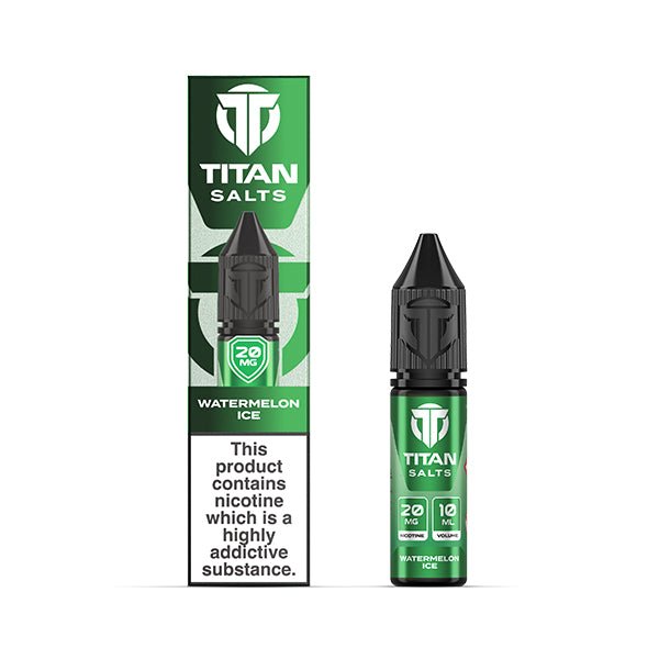 TITAN WATERMELON ICE 10ML NIC SALT E - LIQUID - Super E - cig