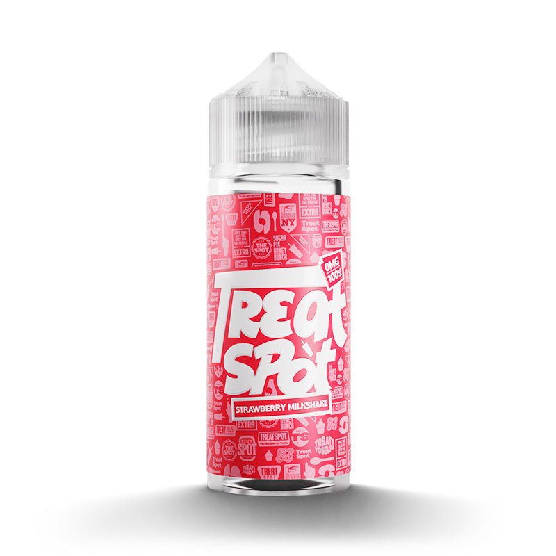 TREAT SPOT STRAWBERRY MILKSHAKE 100ML SHORTFILL E - LIQUID - Super E - cig