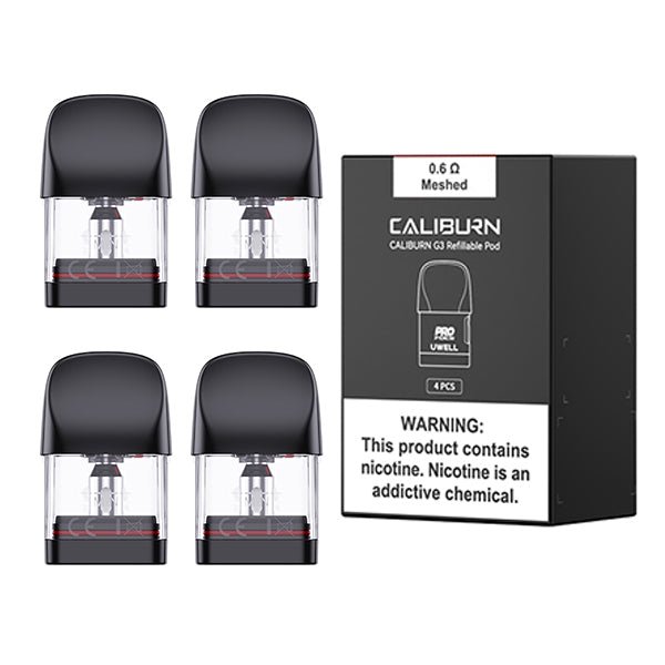 UWELL - CALIBURN G3 REPLACEMENT POD 4 PACK - Super E-cig