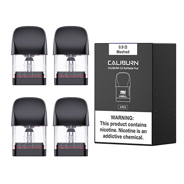 UWELL - CALIBURN G3 REPLACEMENT POD 4 PACK - Super E-cig