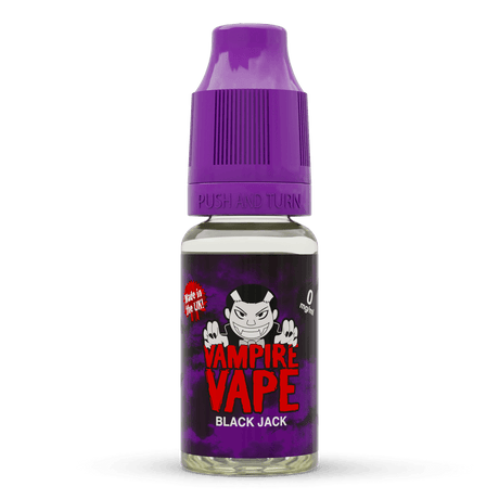 VAMPIRE VAPE - 10ML BLACK JACK E LIQUID - Super E-cig