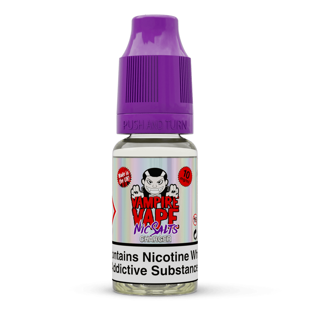 VAMPIRE VAPE - 10ML CHARGER NIC SALT E LIQUID - Super E-cig