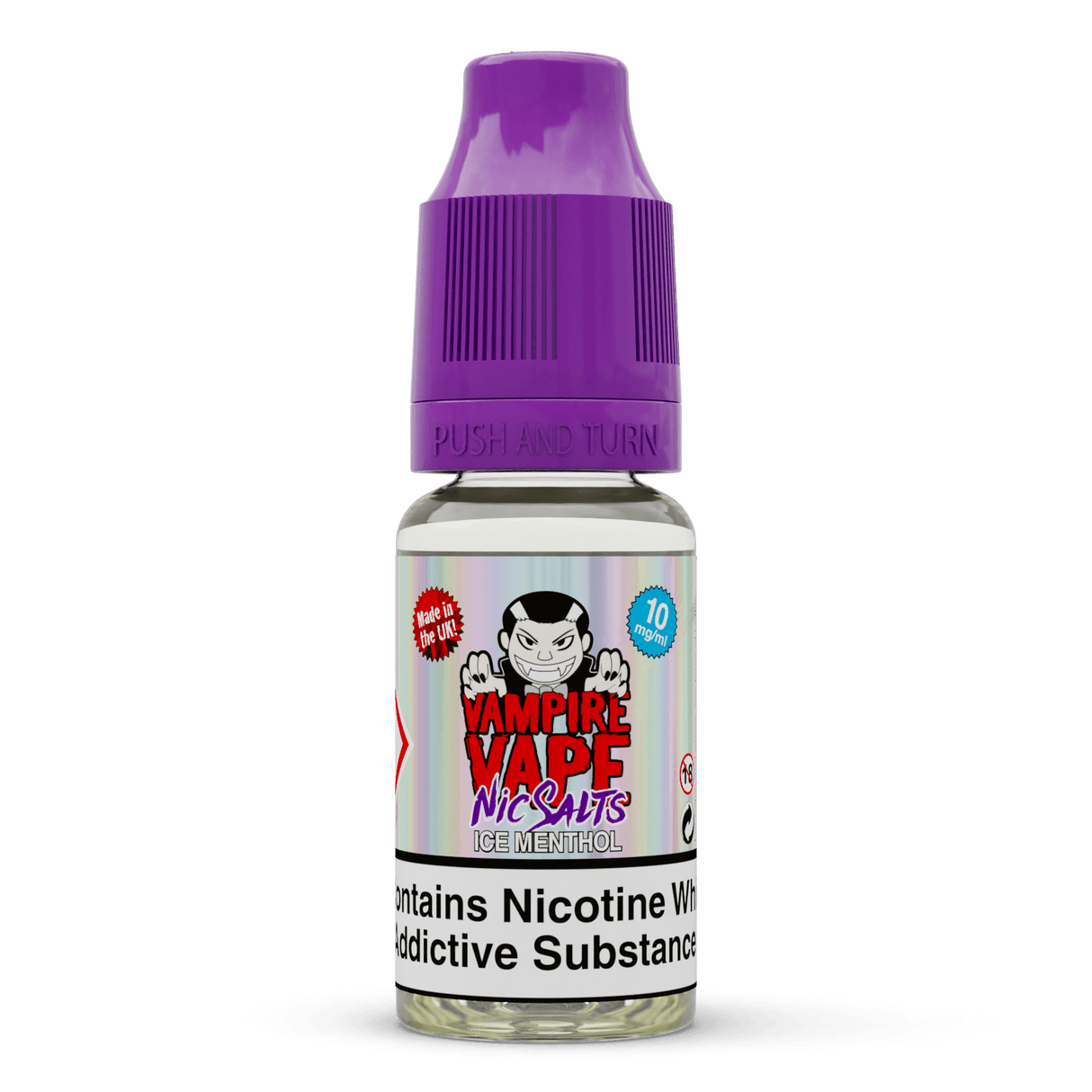 VAMPIRE VAPE - 10ML ICE MENTHOL NIC SALT E LIQUID - Super E-cig