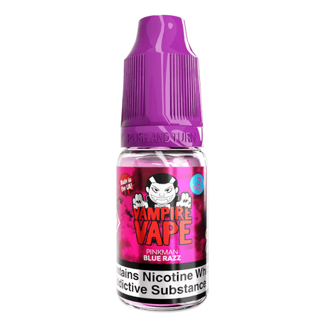 VAMPIRE VAPE - 10ML PINKMAN BLUE RAZZ E LIQUID - Super E-cig