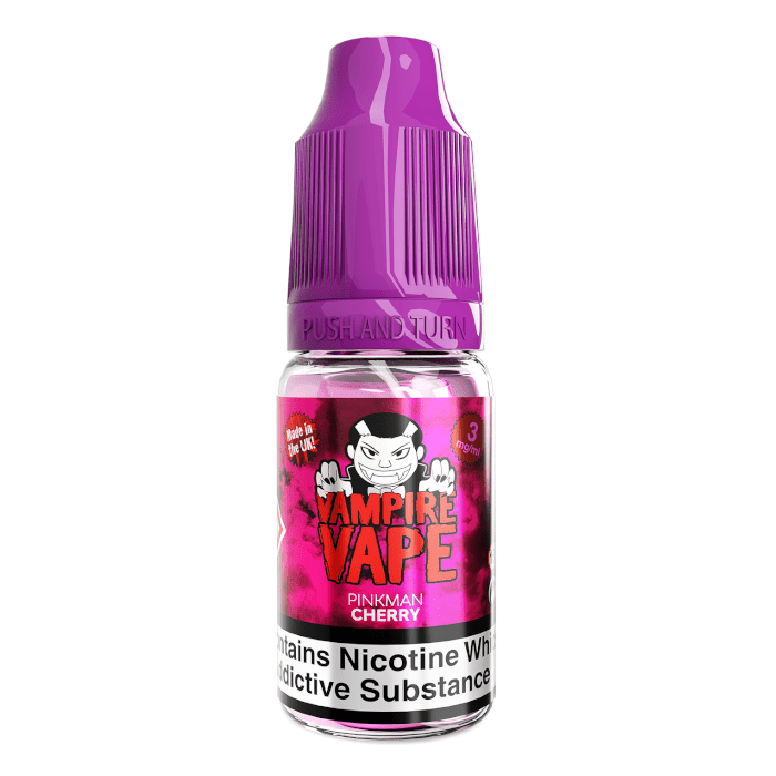 VAMPIRE VAPE - 10ML PINKMAN CHERRY E LIQUID - Super E-cig