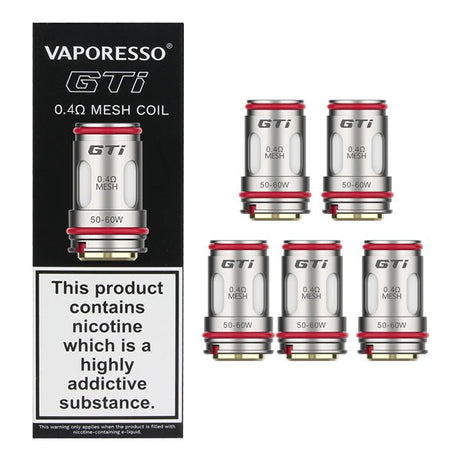 VAPORESSO GTI MESH COILS 5 PACK - Super E - cig