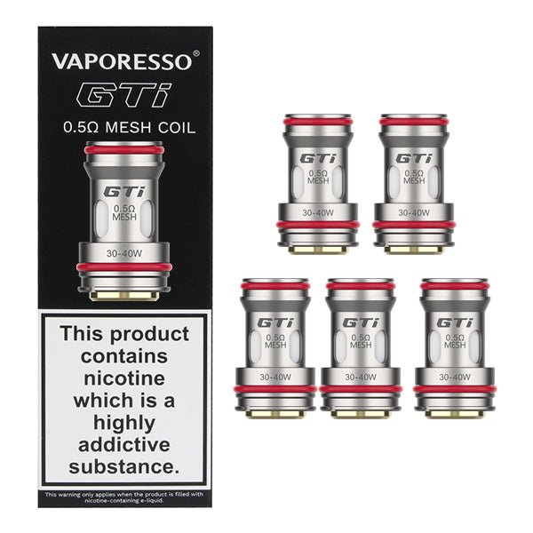 VAPORESSO GTI MESH COILS 5 PACK - Super E - cig