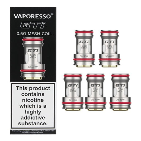 VAPORESSO GTI MESH COILS 5 PACK - Super E - cig