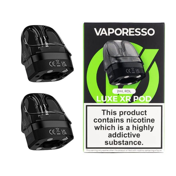 VAPORESSO - LUXE XR EMPTY REPLACEMENT PODS 2 PACK - Super E-cig