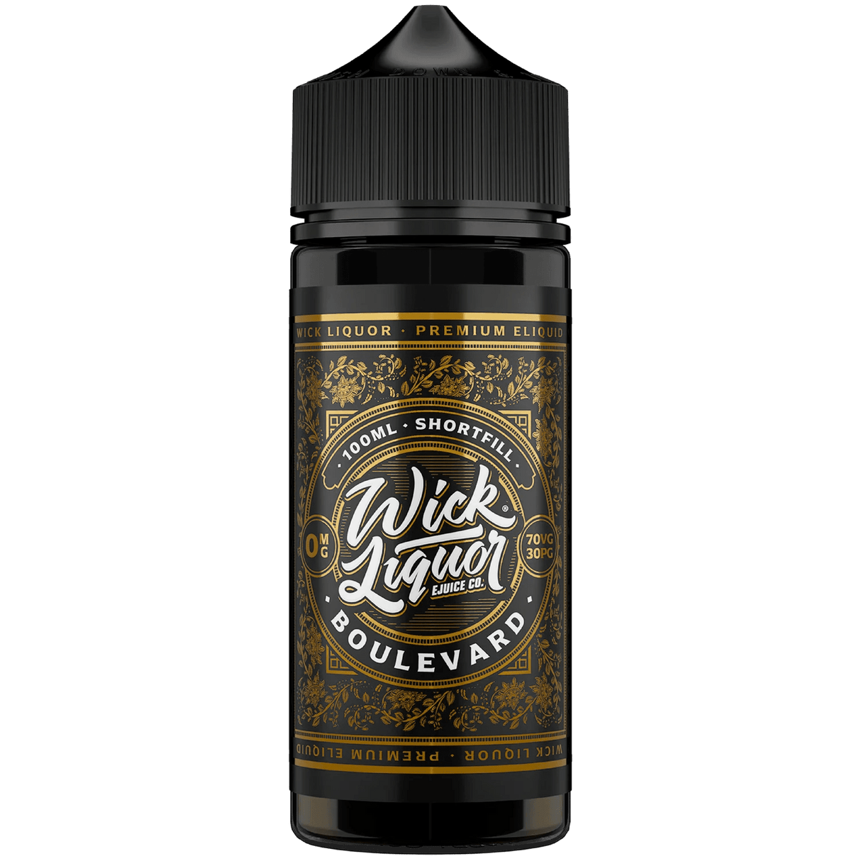 WICK LIQUOR - 100ML BOULAVARD 0MG SHORTFILL E LIQUID - Super E-cig