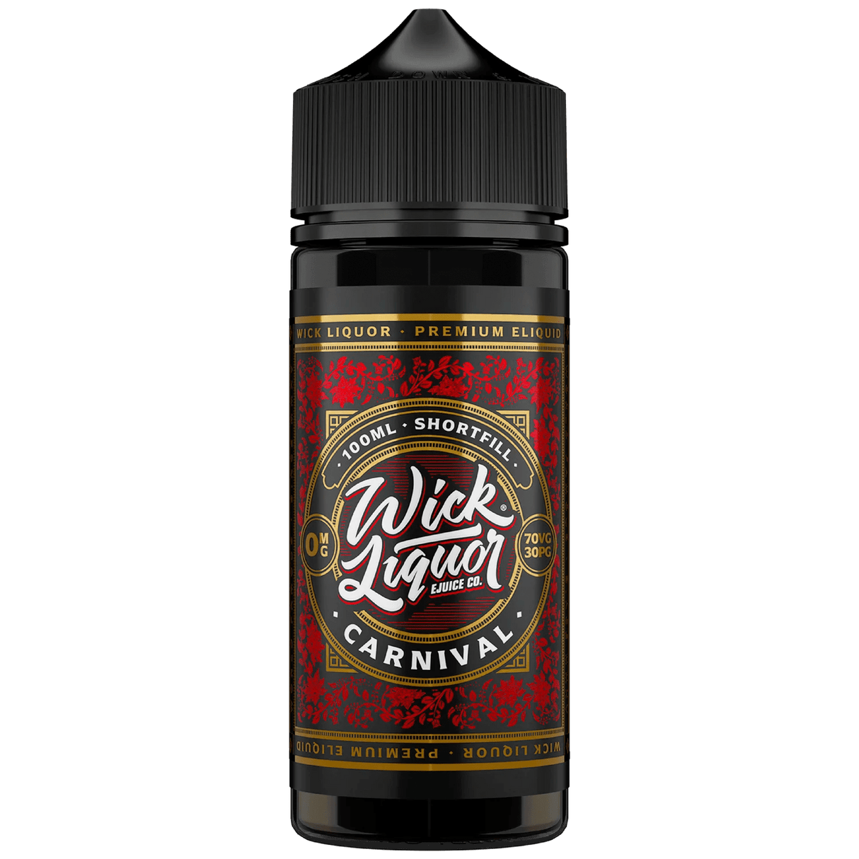 WICK LIQUOR - 100ML CARNIVAL 0MG SHORTFILL E LIQUID - Super E-cig