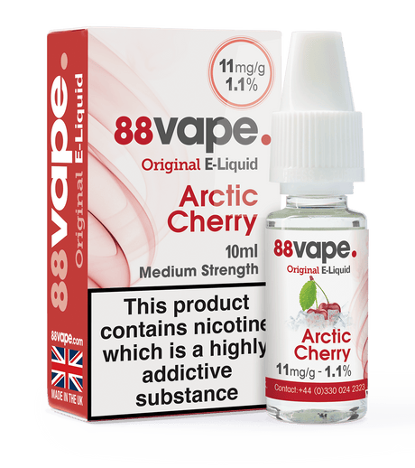 88VAPE - 10ML ARCTIC CHERRY E LIQUID - Super E-cig