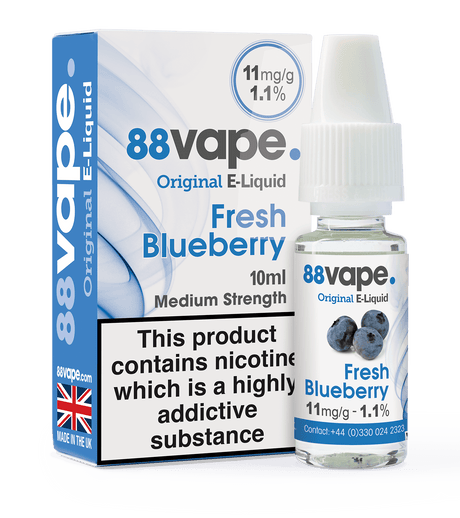 88VAPE - 10ML BLUEBERRY E LIQUID - Super E-cig