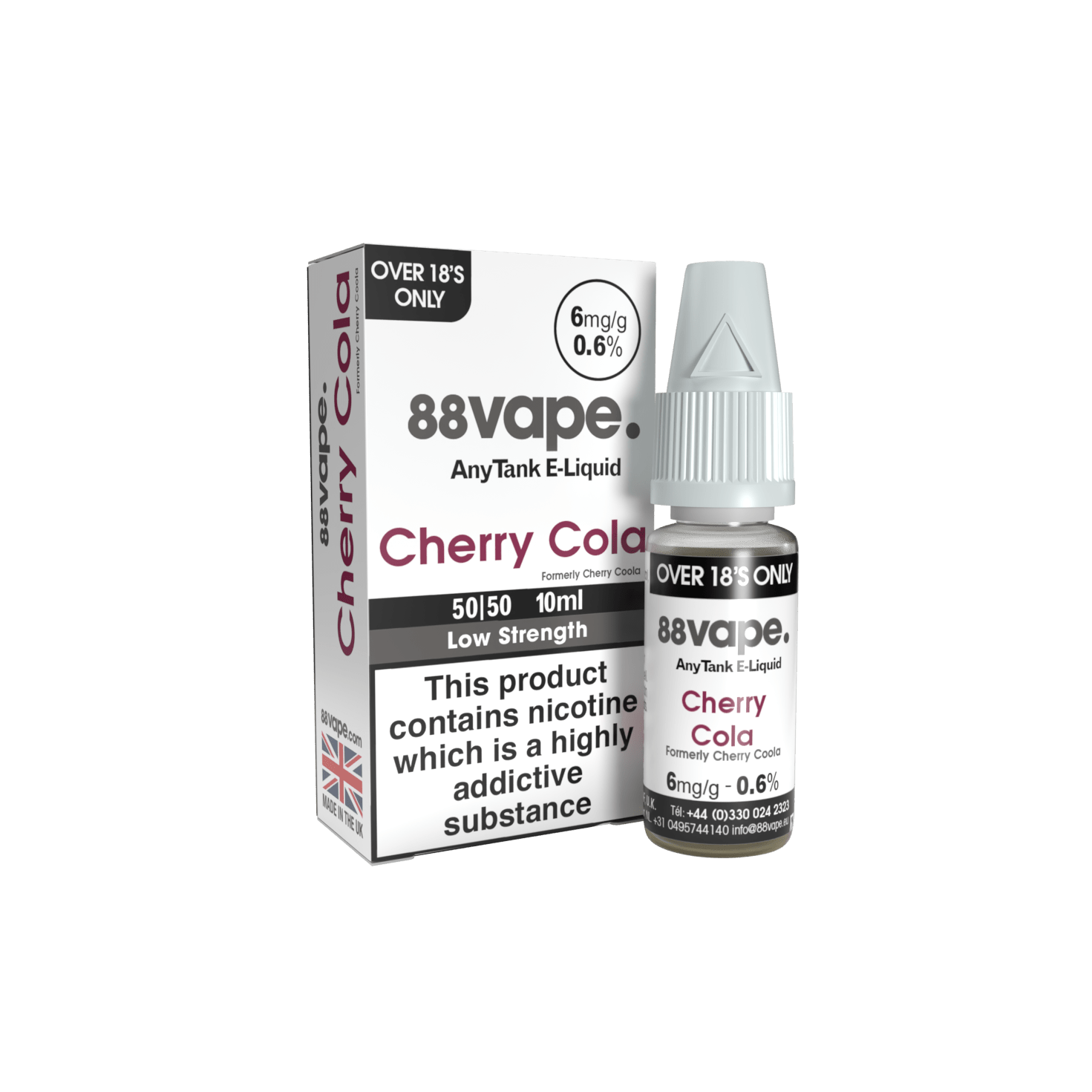 88VAPE CHERRY COLA 10ML E-LIQUID| 1.20| 10ml E-liquid  Super E-cig