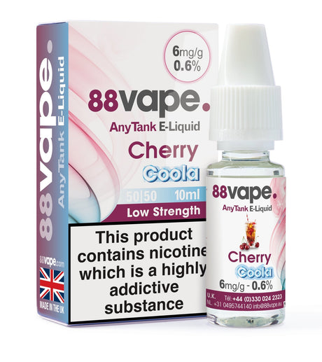 88VAPE - 10ML CHERRY COLA E LIQUID - Super E-cig