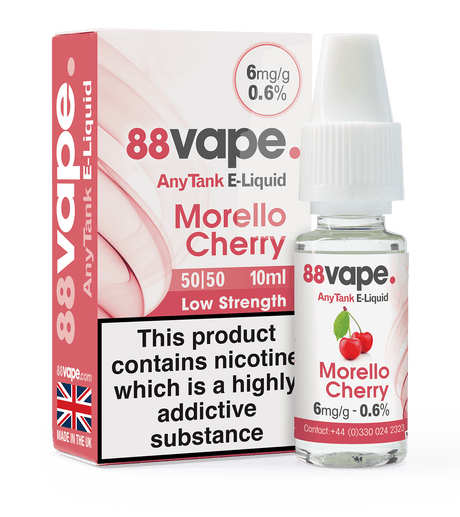 88VAPE - 10ML CHERRY E LIQUID - Super E-cig