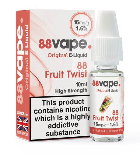 88VAPE - 10ML FRUIT TWIST E LIQUID - Super E-cig