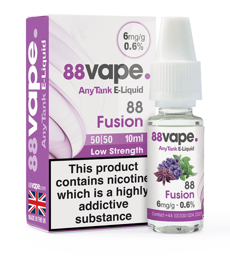 88VAPE - 10ML FUSION E LIQUID - Super E-cig