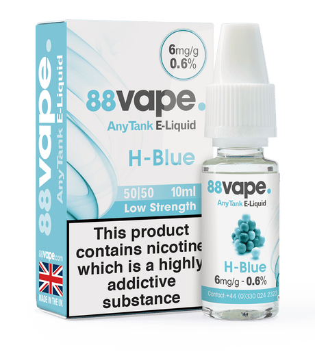 88VAPE - 10ML H-BLUE E LIQUID - Super E-cig