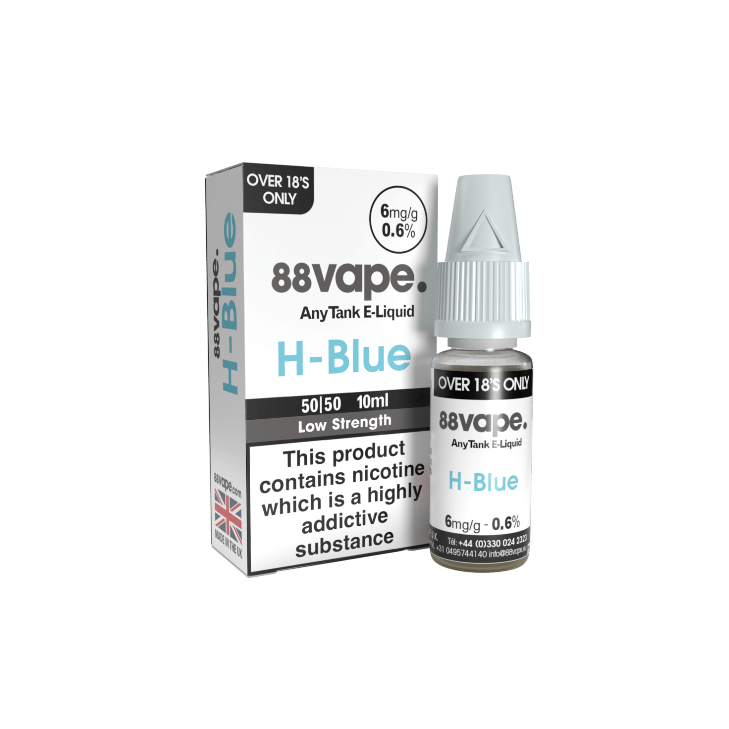 88VAPE H-BLUE 10ML E-LIQUID| 1.20| 10ml E-liquid Super E-cig 88VAPE H-BLUE 10ML E-LIQUID| 1.20| 10ml E-liquid Super E-cig