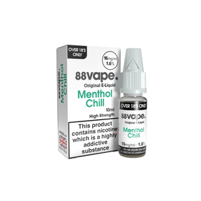88VAPE - 10ML MENTHOL CHILL E LIQUID - Super E-cig