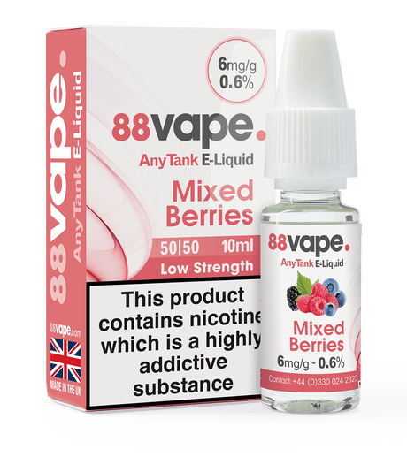 88VAPE - 10ML MIXED BERRIES E LIQUID - Super E-cig