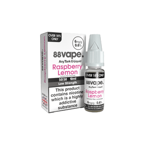 88VAPE - 10ML RASPBERRY LEMON E LIQUID - Super E-cig