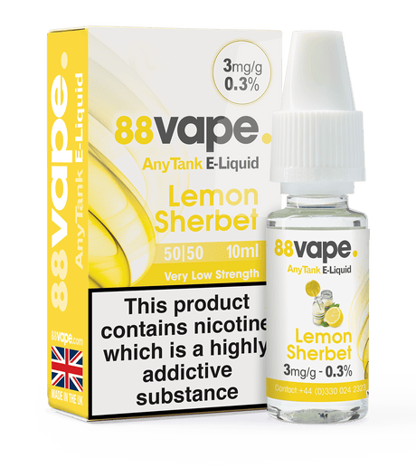 88VAPE - 10ML SWEET LEMON E LIQUID - Super E-cig