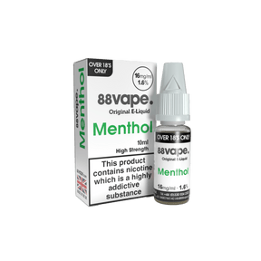 88Vape Menthol 10Ml E-Liquid - 16MG-PG70%