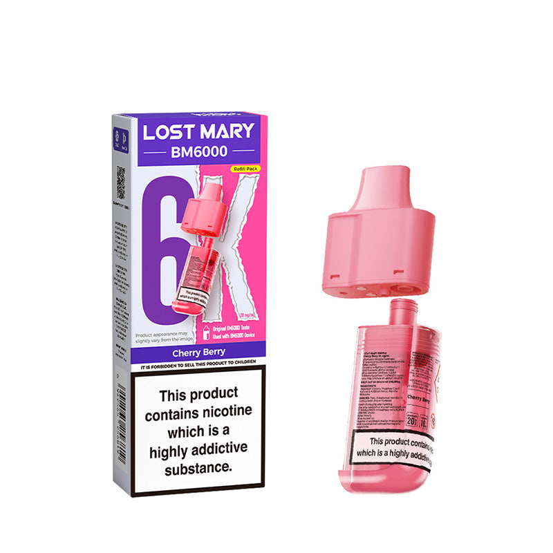 LOST MARY BM6000 PREFILLED POD