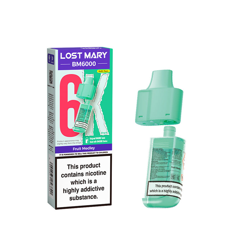 LOST MARY BM6000 PREFILLED POD