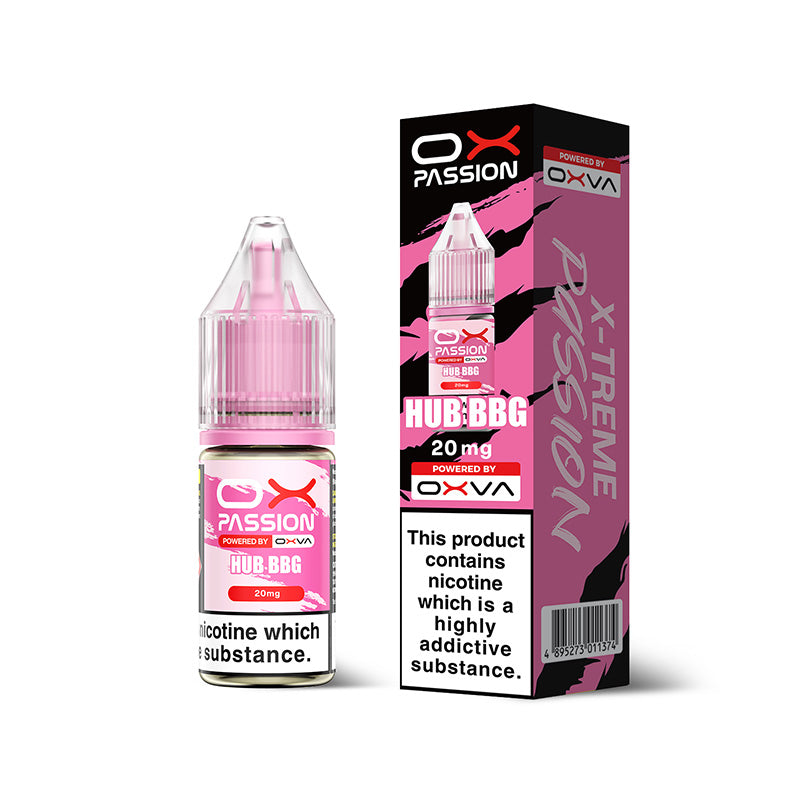 OX PASSION HUB BBG 10ML NIC SALT E-LIQUID