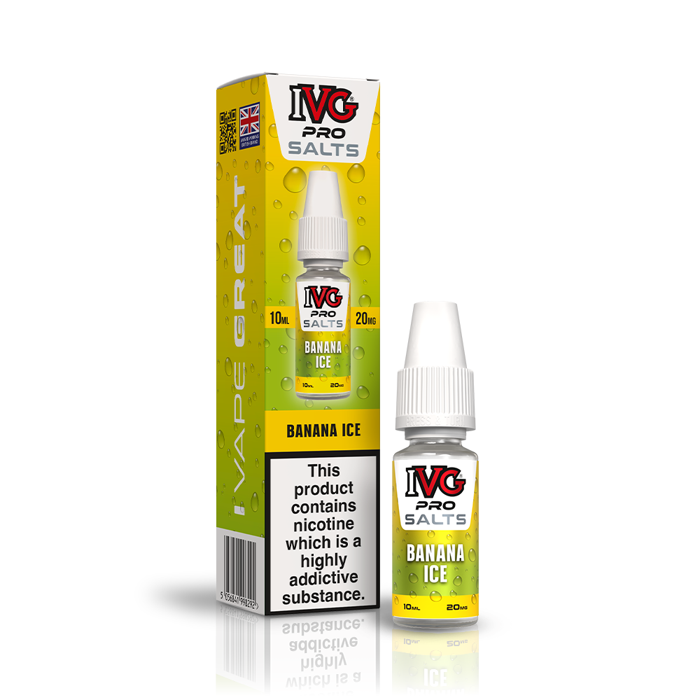 IVG PRO BANANA ICE 10ML NIC SALT E-LIQUID
