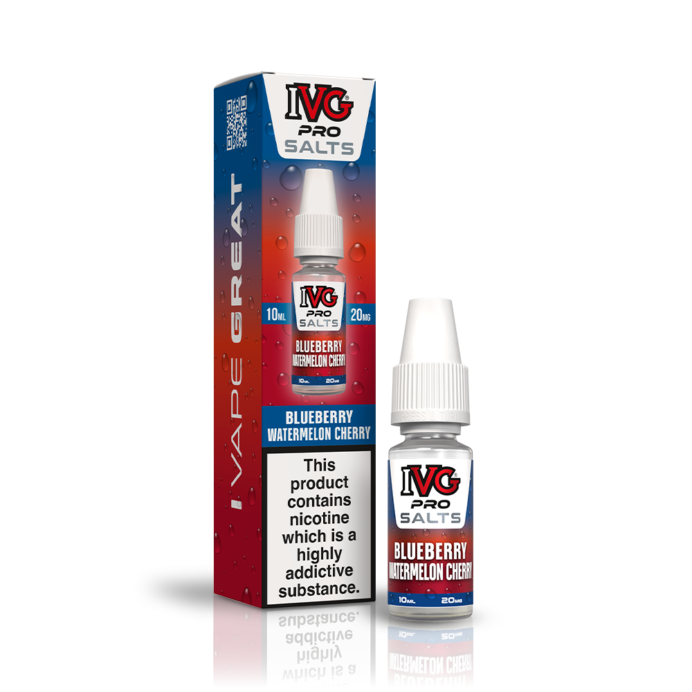 IVG PRO BLUEBERRY WATERMELON CHERRY 10ML NIC SALT E-LIQUID