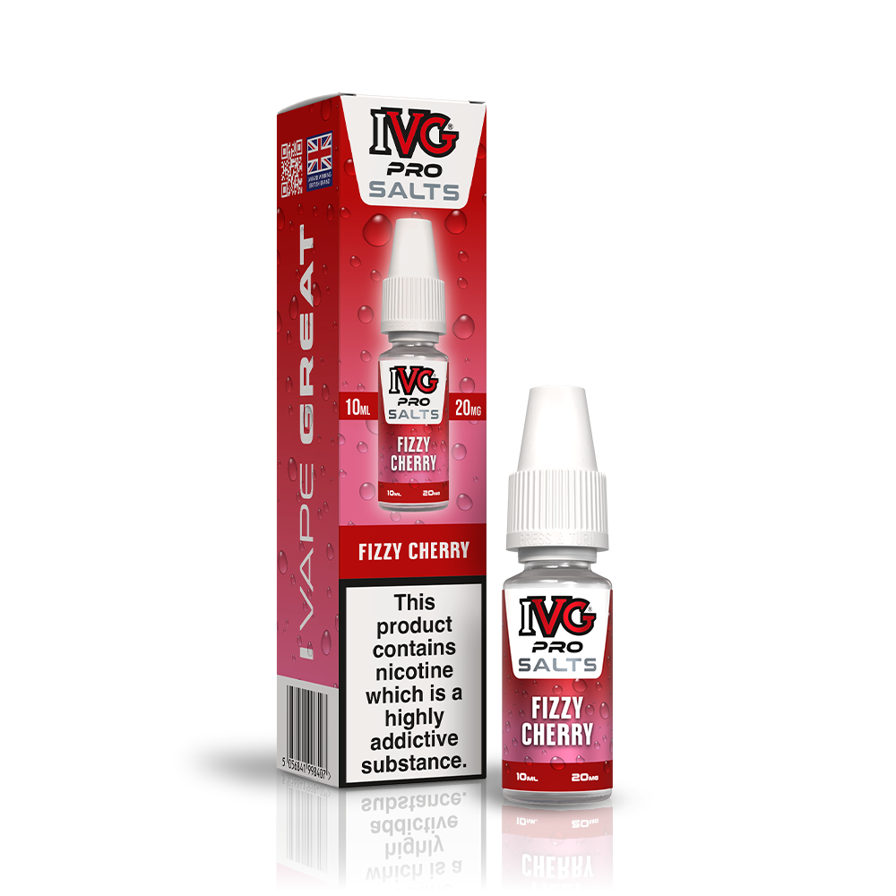 IVG PRO FIZZY CHERRY 10ML NIC SALT E-LIQUID