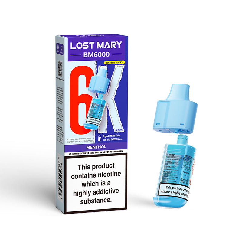 LOST MARY BM6000 PREFILLED POD