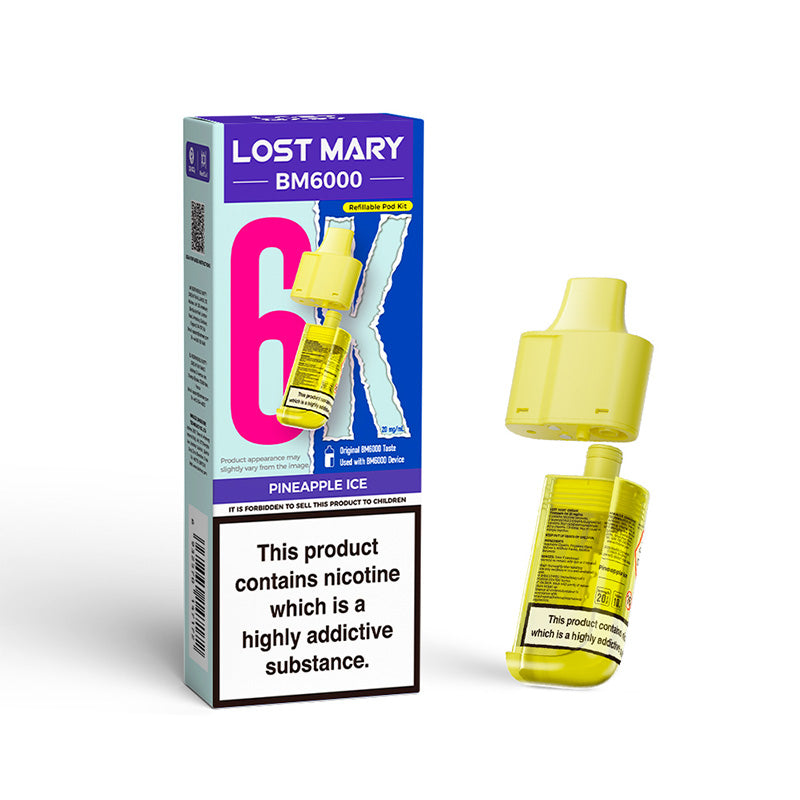 LOST MARY BM6000 PREFILLED POD
