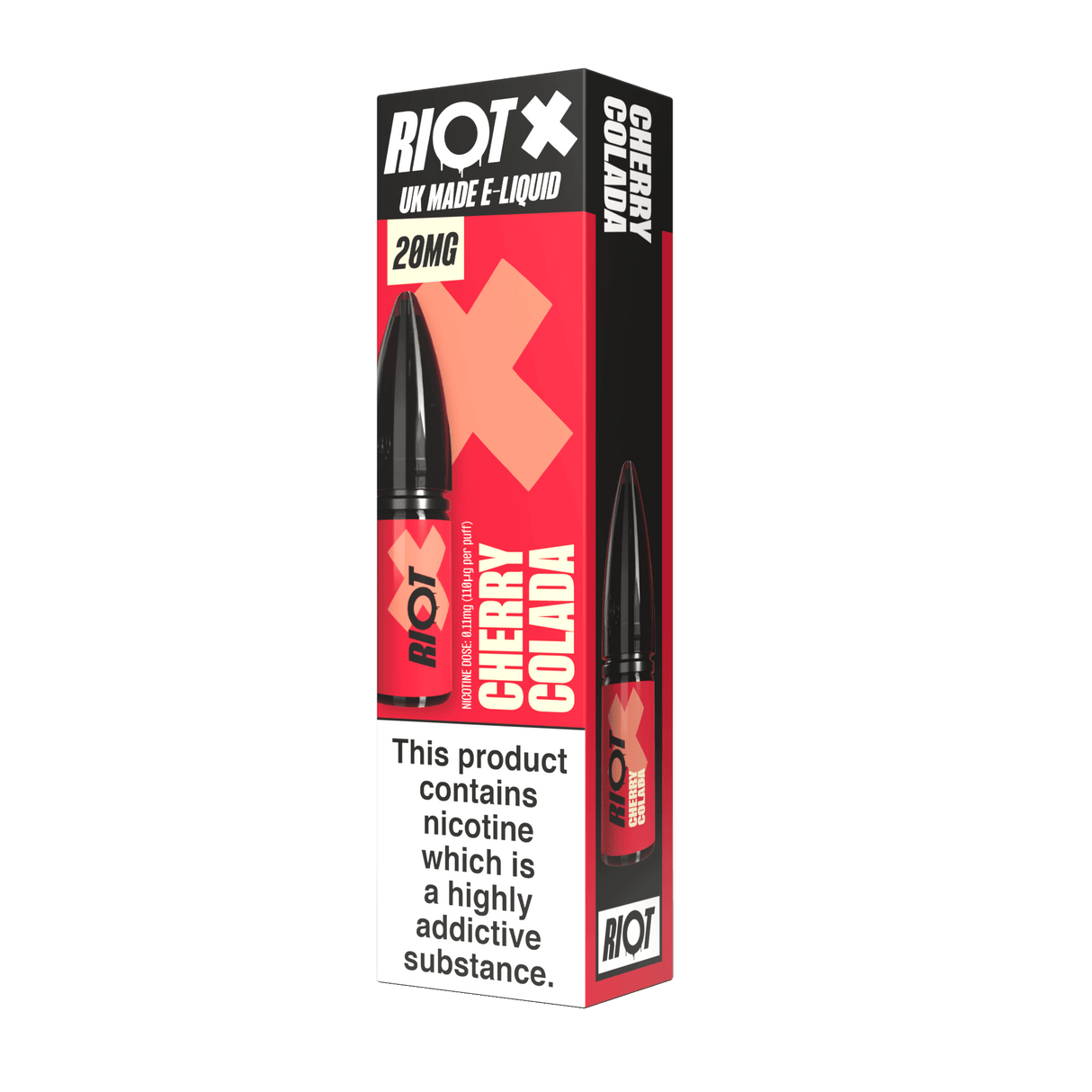 RIOT X CHERRY COLADA 10ML NIC SALT E-LIQUID