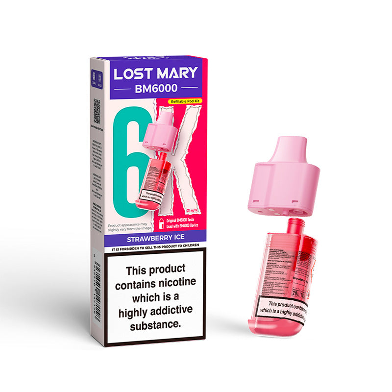 LOST MARY BM6000 PREFILLED POD
