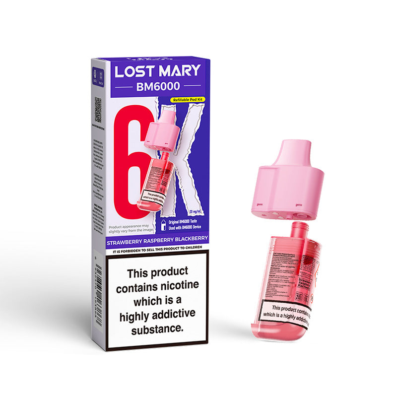 LOST MARY BM6000 PREFILLED POD