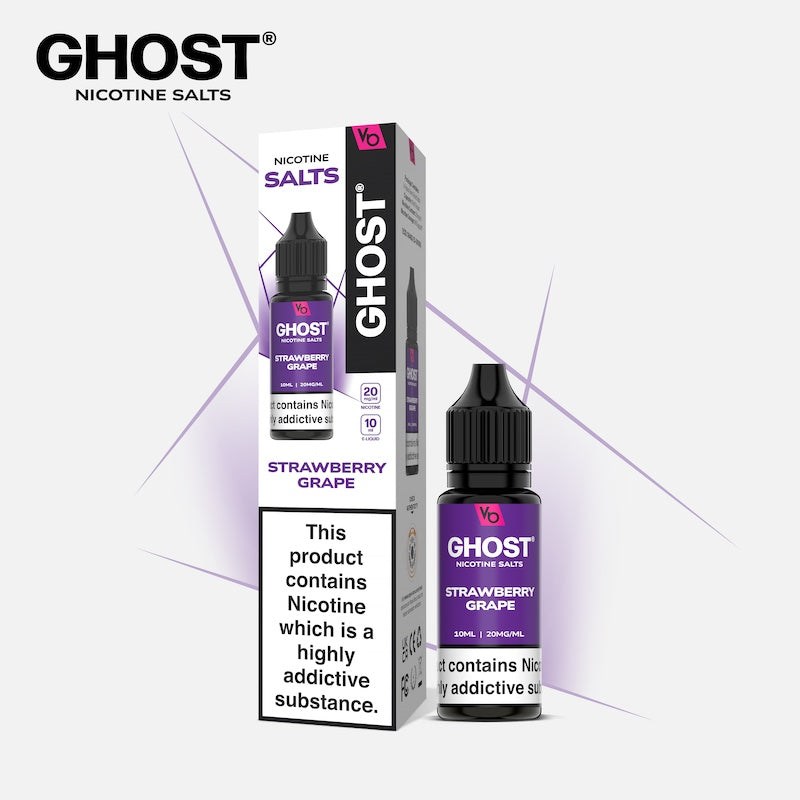GHOST® SALTS STRAWBERRY GRAPE 10ML NIC SALT E-LIQUID