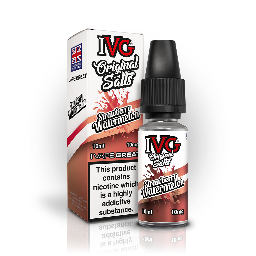 IVG ORIGINAL STRAWBERRY WATERMELON 10ML NIC SALT E-LIQUID