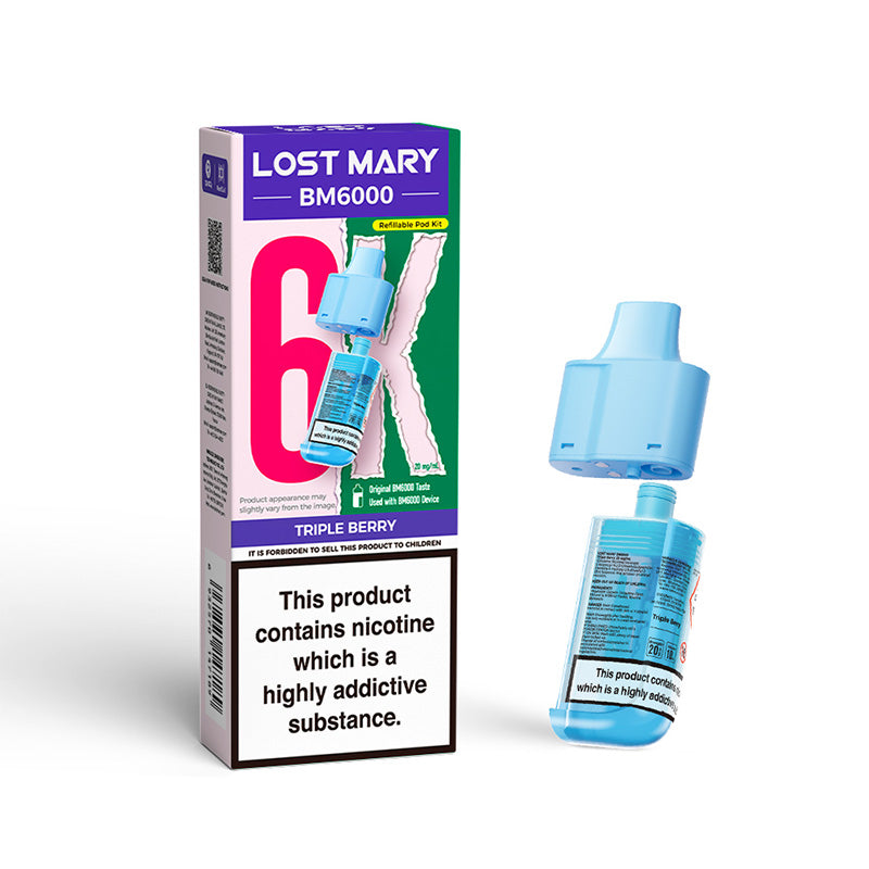 LOST MARY BM6000 PREFILLED POD