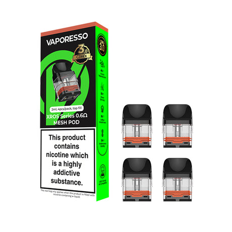 VAPORESSO XROS SERIES COREX 3.0 REPLACEMENT PODS 4 PACK