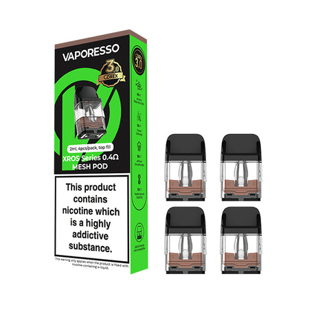 VAPORESSO XROS SERIES COREX 3.0 REPLACEMENT PODS 4 PACK