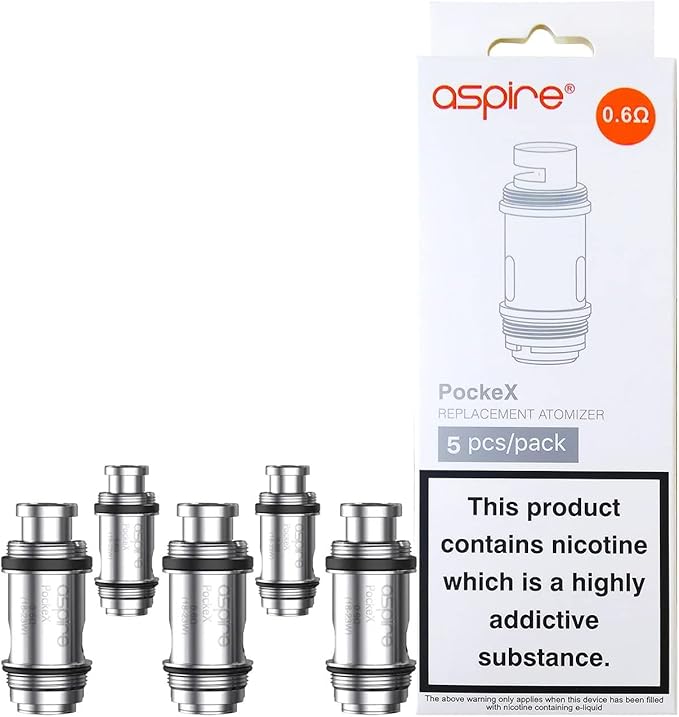 ASPIRE POCKEX COILS 5 PACK - Super E - cig